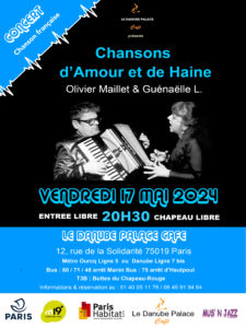 Concert chanson d'amour et de haine