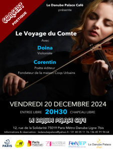 Concert Poétique Le voyage du comte